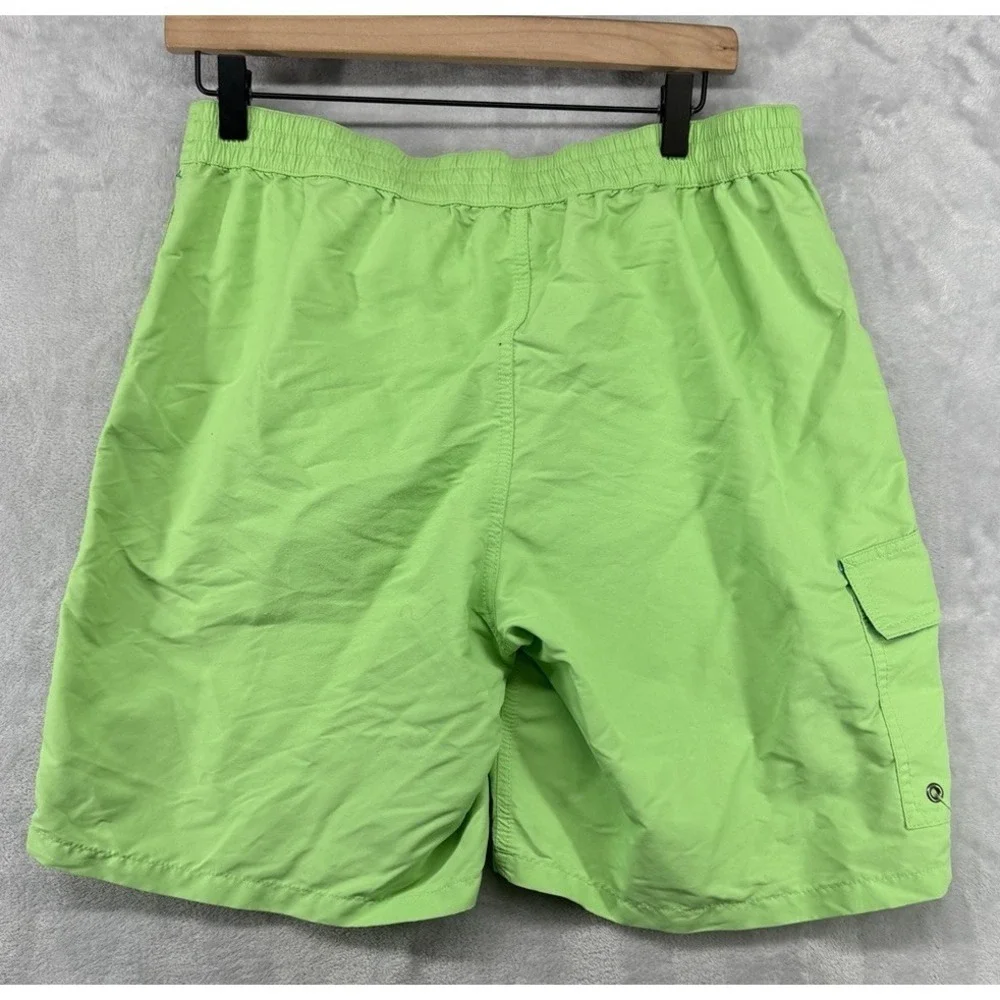 Polo Ralph Lauren‎ Shorts Green Lined Swim Trunks Men's Size M